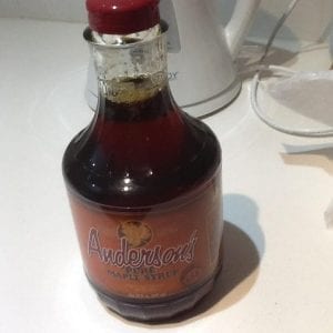 The syrup has survived the Israeli postal service!